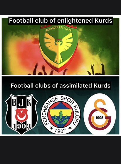 What kind of Kurds do you belong to?   Zu welcher Sorte Kurden gehört ihr?   Hûn kîjan Kurdin?   #Amedspor #Galatasaray #Fenerbahce #besiktas